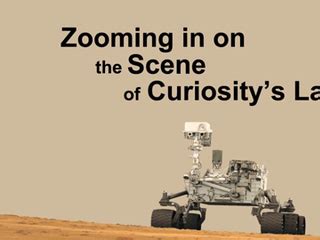 Zooming in on the Scene of Curiosity's Landing 